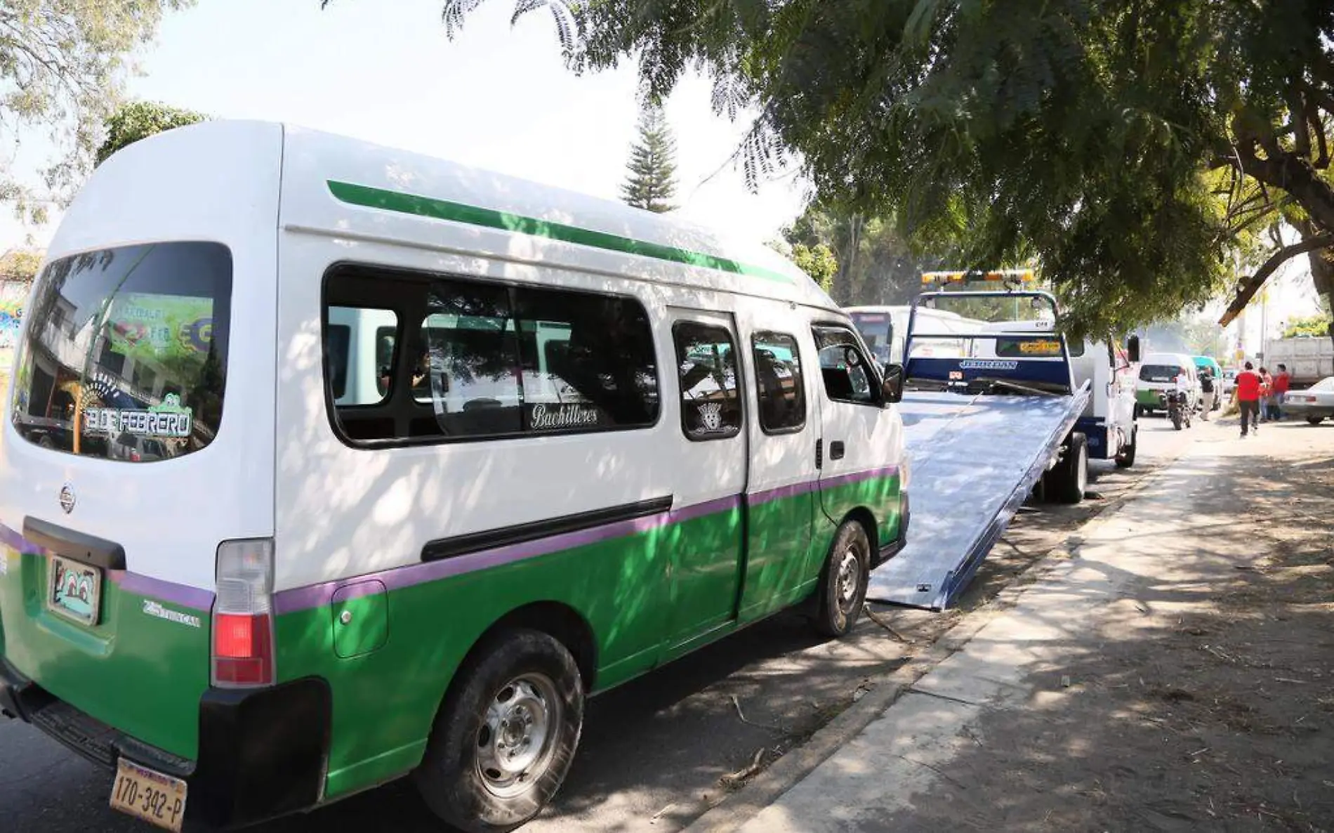 Han detenido 40 unidades de transporte-Cortesía